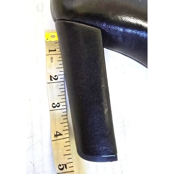 Chloe Womens Leather Black Pull On Block Heels Ankle Boots Shoes Size US… - Picture 10 of 10